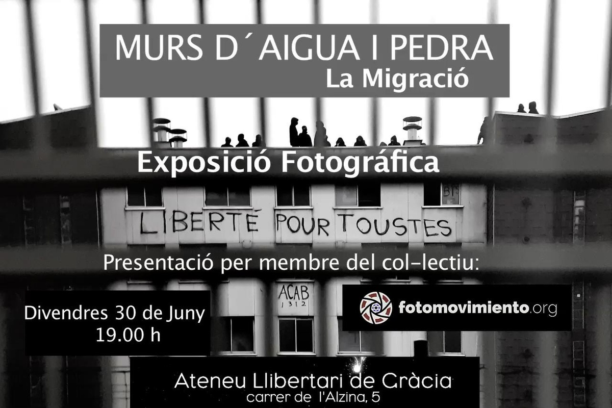 Inauguració expo fotogràfica MURS D'AIGUA I PEDRA