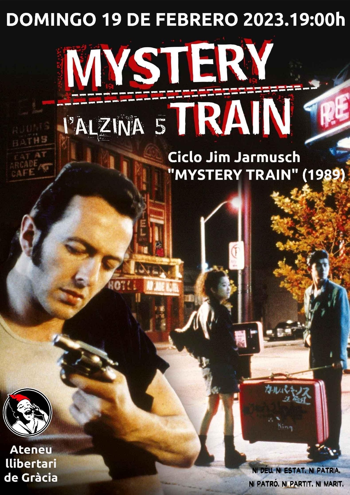 Cineforum. Ciclo Jim Jarmusch: "MYSTERY TRAIN"