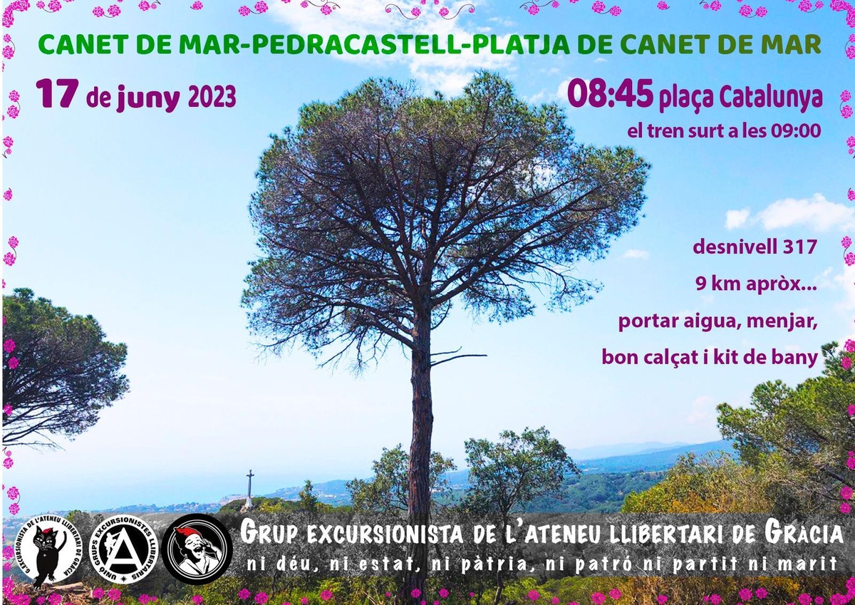 Excursió, Canet - Pedracastell - Platja de Canet