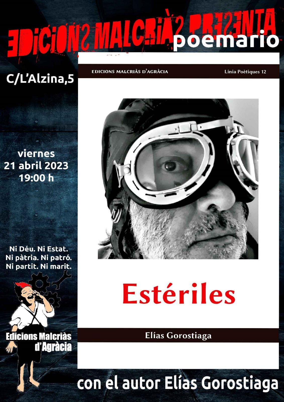 Presentació del llibre "Esteriles" d'Elías Gorostiaga
