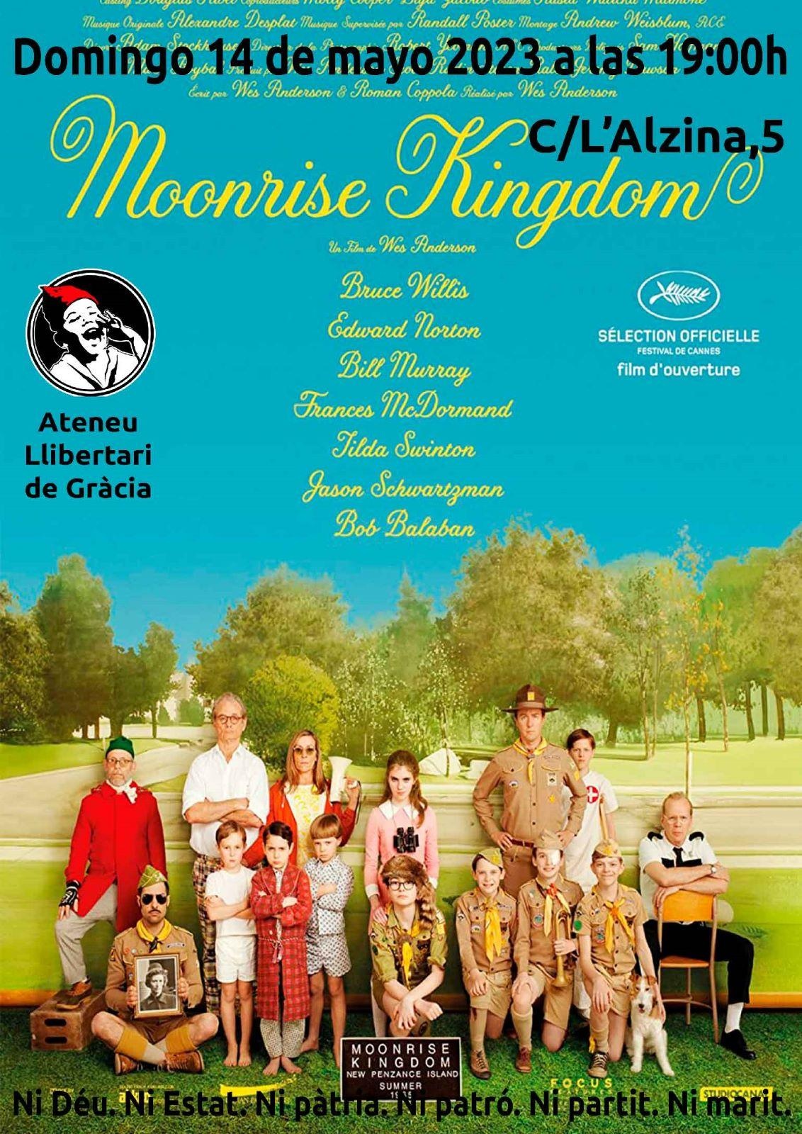 Cinefòrum, "MOONRISE KINGDOM" Cicle Wes Anderson