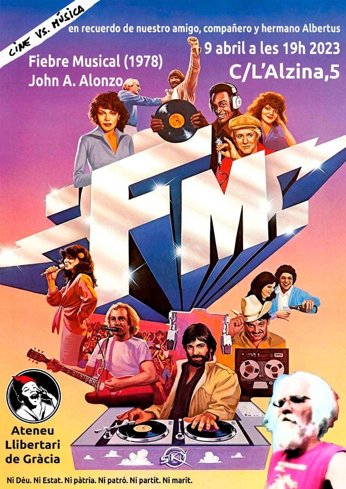 Cinefòrum Cine vs Música aor "FM : FIEBRE MUSICAL"