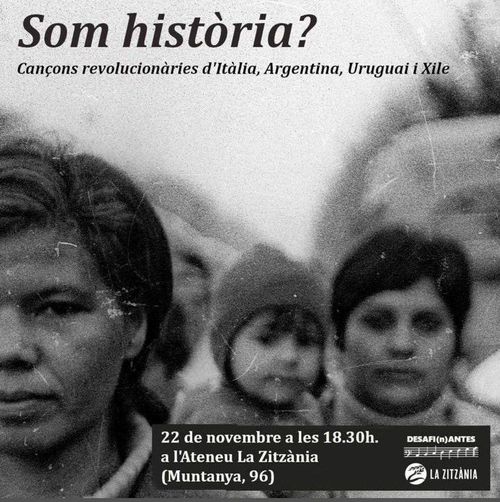 Som història? Cançons revolucionàries d'Itàlia, Argentina, Uruguai i Xile