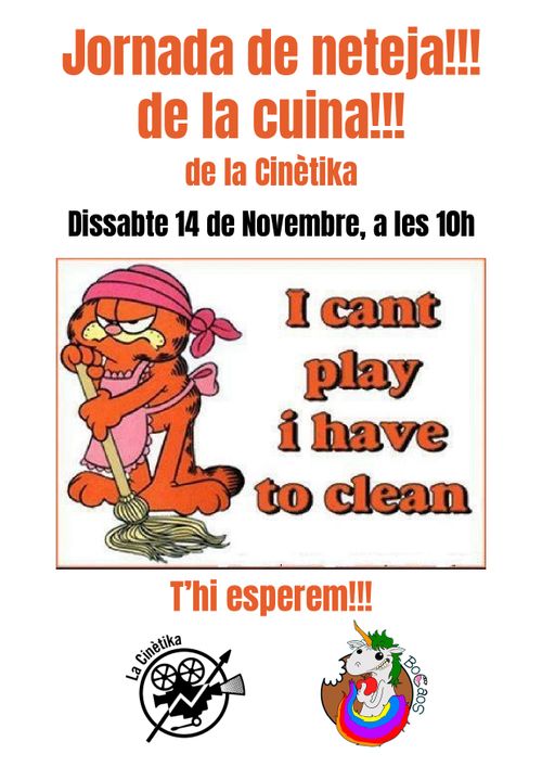 Jornada de neteja de la cuina