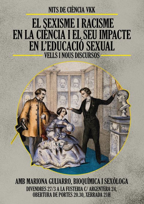 Nits de Ciència a VKK: "El sexisme i el racisme en la ciència i el seu impacte en l'educació sexual"