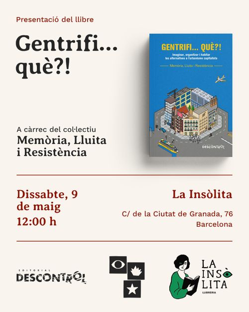 Presentació del llibre 'Gentrifi... què?!'