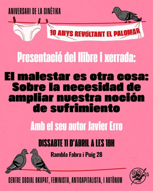 El malestar es otra cosa, amb Javier Erro. Salut mental i transformació social.