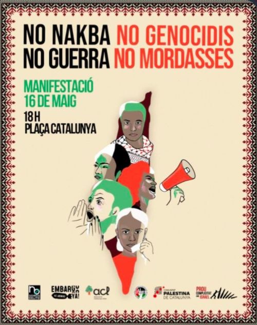 🗓️ El 16 de maig hem de tornar a omplir els carrers 🇵🇸🇱🇧