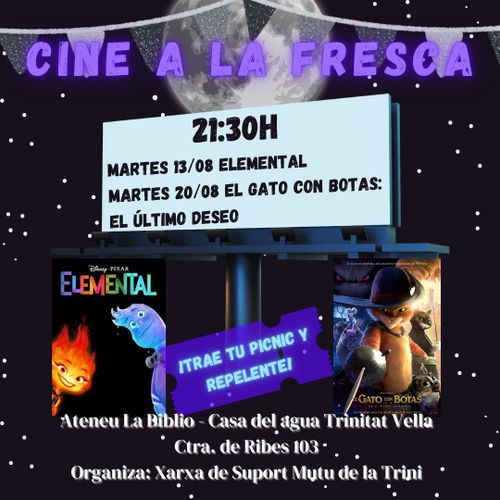 Cine a la fresca de la trini