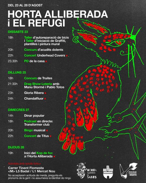 Cartell FMAS - Horta Alliberada i El Refugi