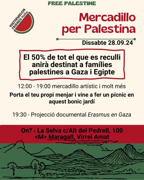 Mercadillo per Palestina 