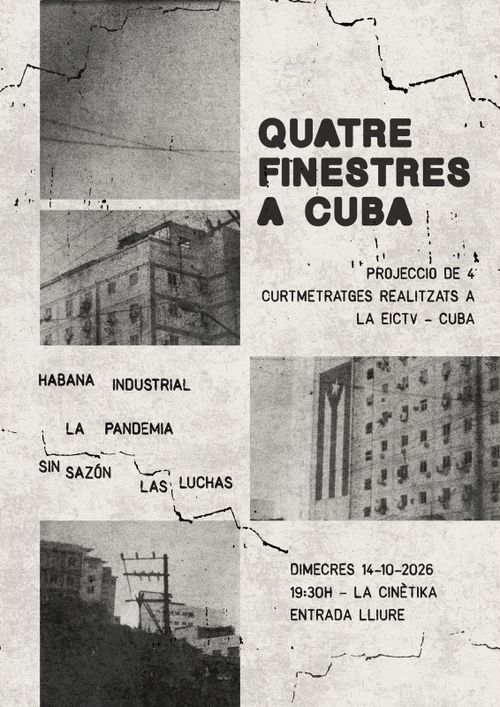 Projecció: Quatre finestres a Cuba. Curmetratges