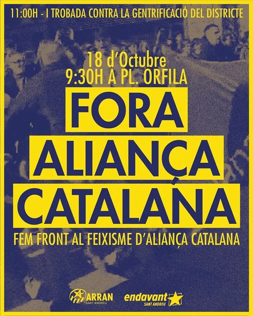 Fora Aliança Catalana de Sant Andreu del Palomar
