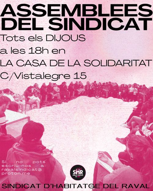 Assemblea del Sindicat d'Habitatge del Raval
