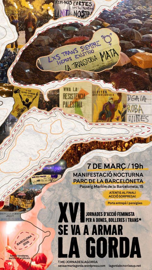 ☂️ Manifestació nocturna no mixta 7M ☂️