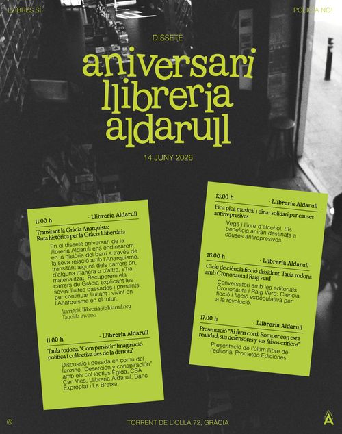 💥📚 Dissetè Aniversari Llibreria Aldarull 📚💥