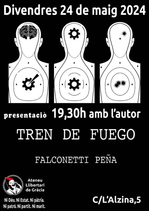 Presentació del llibre: TREN DE FUEGO amb l'autor Falconetti Peña