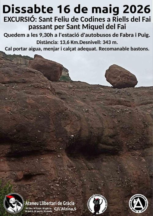 Excursió st.Feliu de Codines a Riells del Fai