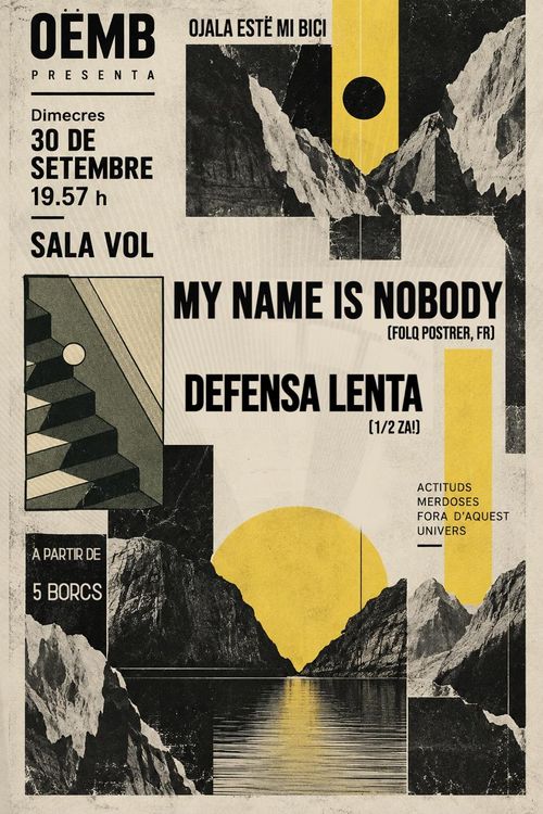OEMB: MY NAM IS NOBODY + DEFENSA LENTAMY NAME IS NOBODY + DEFENSA LENTA