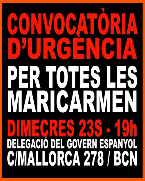 Protesta per l'habitatge - Per la Maricarmen i l'Olga