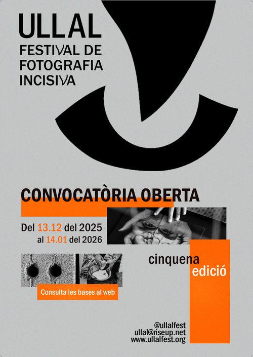 Obre la convocatòria d'Ullal, festival de fotografia incisiva