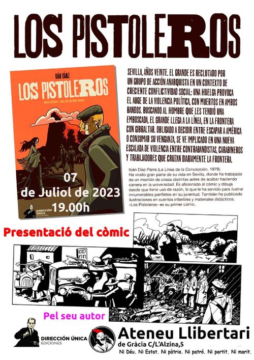 Presentació del còmic LOS PISTOLEROS