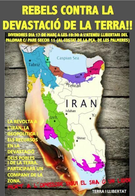 La revolta a Iran. Rebels contra la devastació de la terra