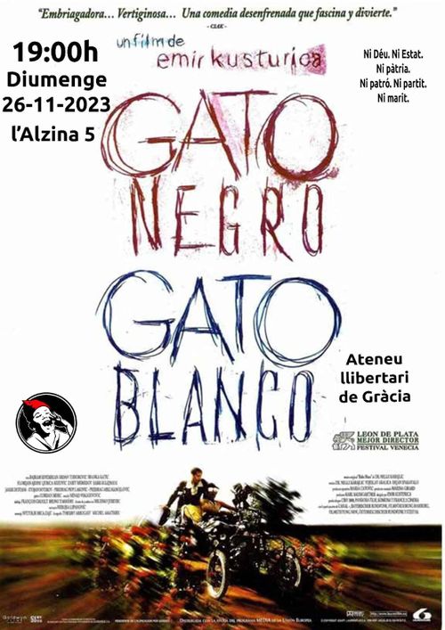 Cinefòrum: GATO NEGRO GATO BLANCO (1998)