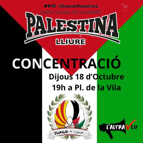 Concentració per una Palestina Lliure