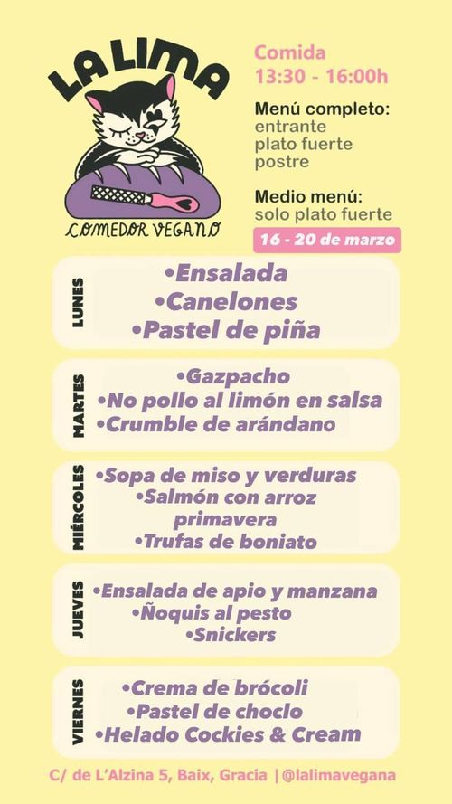 LA LIMA, comedor vegano🌱
