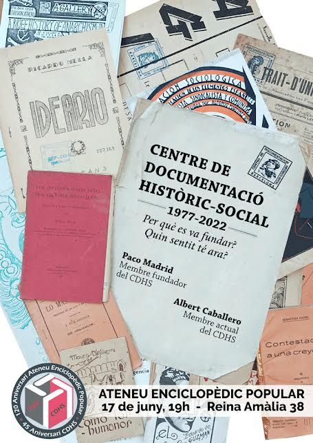 Centre de Documentació Històric-Social: 1977-2022