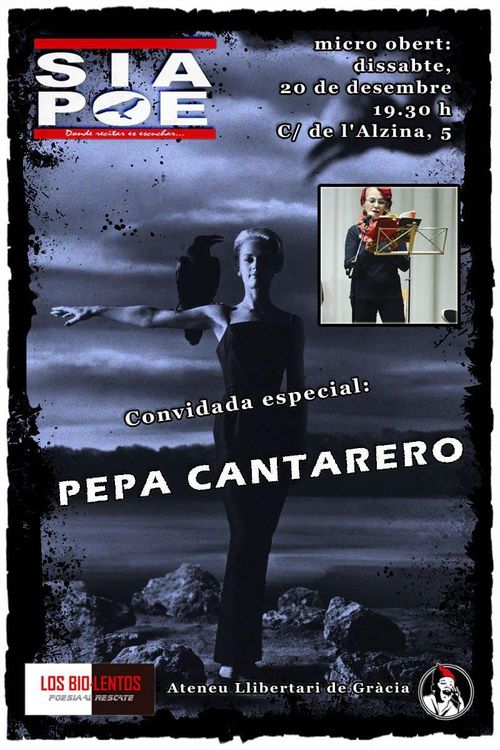 SÍ Ⓐ POE i micro obert, convidada especial: Pepa Cantero