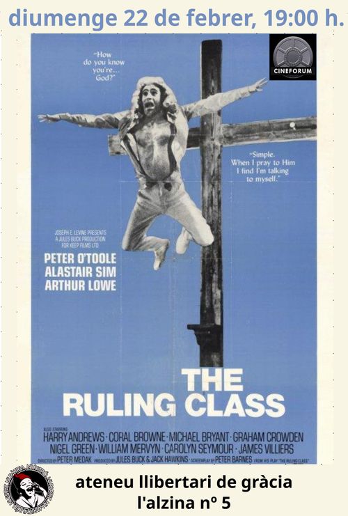 cineforum:  "La clase dirigente" (The Ruling Class, 1972)