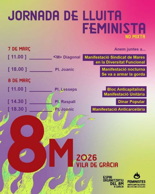 Jornades de lluita feminista (Gràcia)