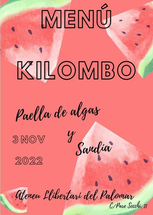 Menú Kilombo