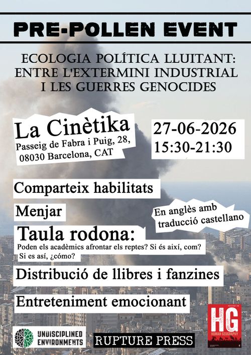 La lucha de la ecología política: entre el exterminio industrial y las guerras genocidas