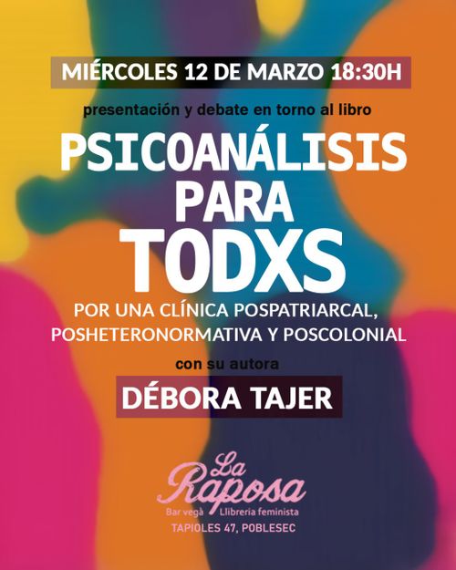 Presentació llibre Psicoanálisis para todxs