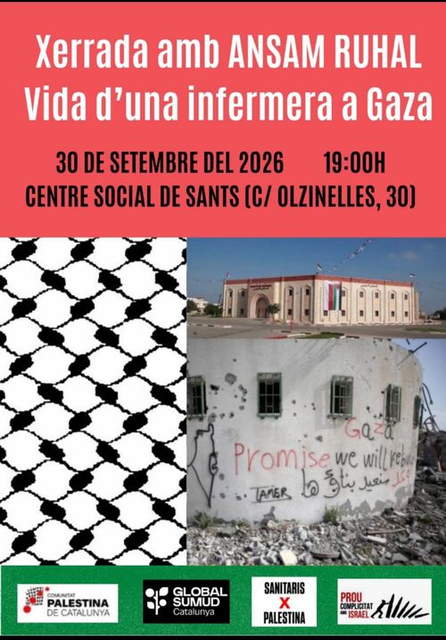 Xerrada "Vida d'una infermera a Gaza"