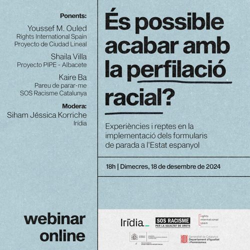 És possible acabar amb la perfilació racial?