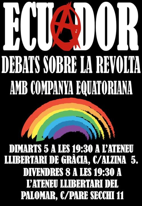 Debats sobre la revolta a Ecuador