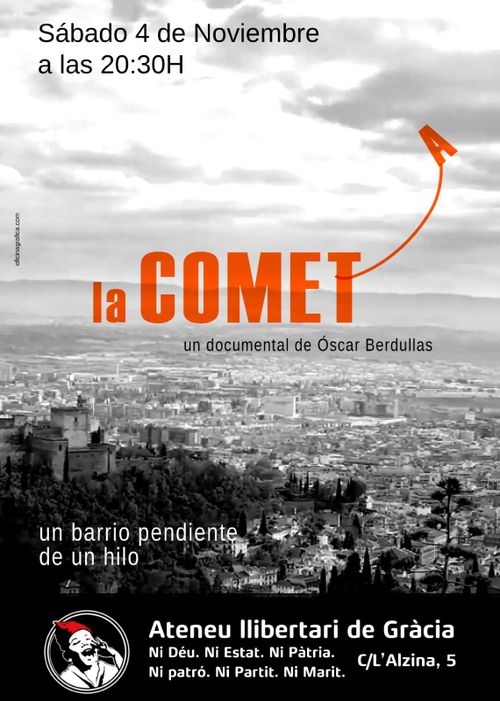 Docufòrum "LA COMETA" pel seu autor Óscar Berdullas