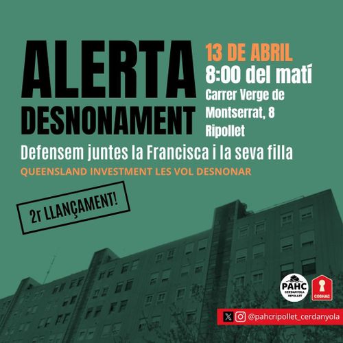 ⚠️ALERTA DESNONAMENT⚠️