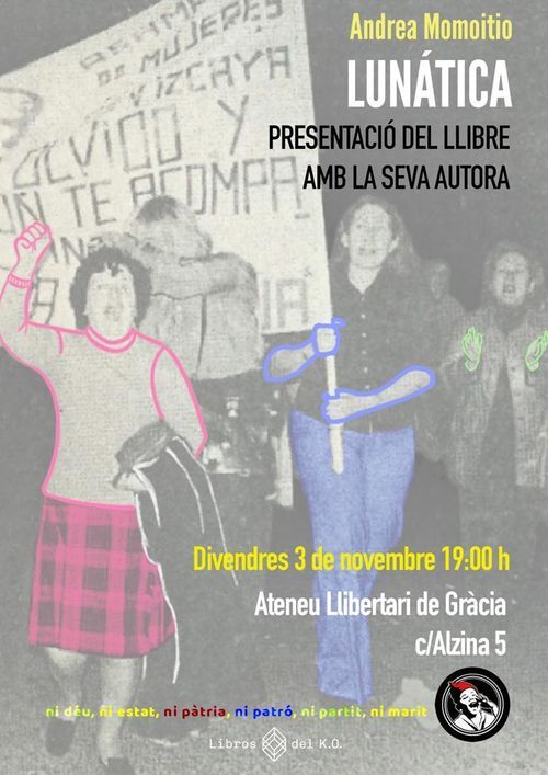 Presentació del llibre LUNATICA amb la seva autora Andrea Momoitio