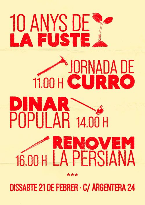 🎂 10 anys de la Fuste! 🌱