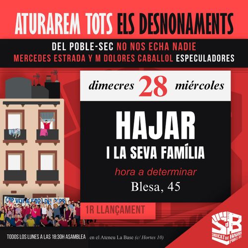 🔉 Desnonament de la Hajar 🔉