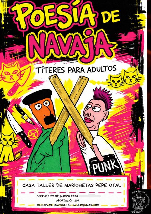 Poesía de Navaja - Titeres para adultes