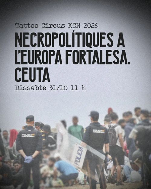 foto de fons de policia nacional espanyola vigilant de prop del desmantellament d'un campament improvisat