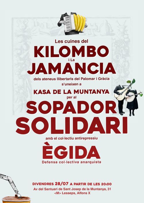 Sopador Solidari amb el col·lectiu ÈGIDA