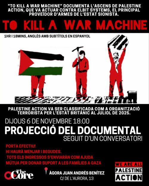 Projecció del documental i conversatori: To kill a war machine