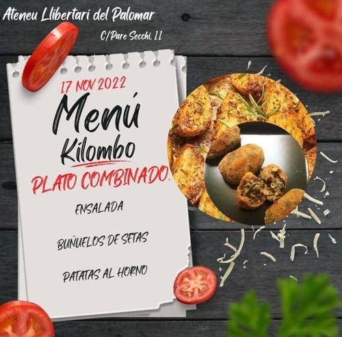 Menú Kilombo